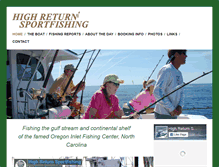 Tablet Screenshot of fishhighreturn.com